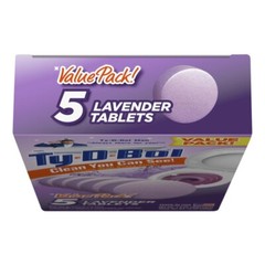Ty-D-Bol Lavender Toilet Bowl Cleaner 5 Count Tablet Value Pack MADE in the USA
