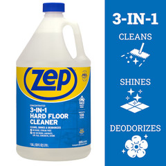 Zep Concentrated 3-in-1 Hard Liquid Floor Cleaner 128 -oz