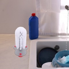 Turtle Aquarium Accessories Portable Clean Brush Suction Cup Washing
