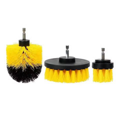 3 PCS Drill Brushes Set Tile Grout Power Scrubber Cleaner Spin Tub Shower Wall