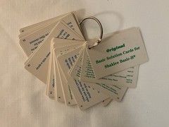 Original Shaklee BASIC-H Solution Cards On Ring.
