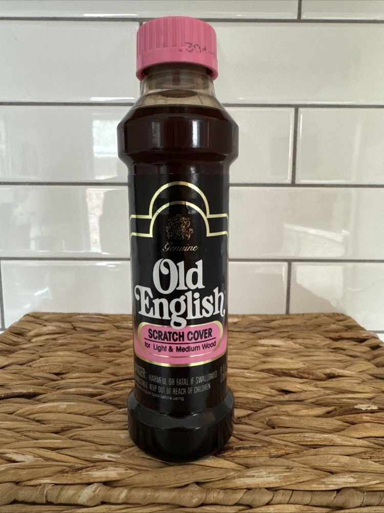 Vintage NOS Old English Scratch Cover 8 oz Pink Lid 1989 Light Medium Woods
