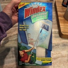 Windex Outdoor All in One Glass Cleaning Tool NEW