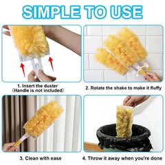 20 Pack Heavy Duty Duster Refills for Swiffer, Multi-Surface 360° Disposable …