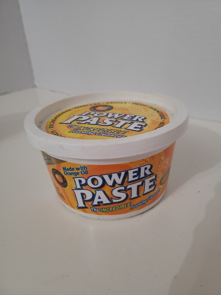 Vintage Orange Clean Natural Cleaning Power Paste 14 oz HSN Prof. Series, Open