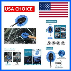 1 PC Super Soft Microfiber Car Duster Brush, Auto Dashboard Exterior & Inter…