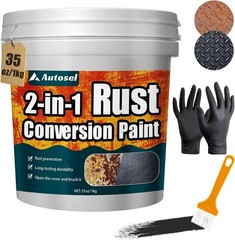 2 in 1 Rust Converter Primer 35oz Stops Rust Heat Resistant Coating Paint