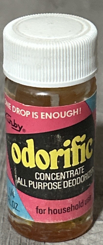 RARE VTG Kirby odorific concentrate all purpose deodorizer Movie Prop W9