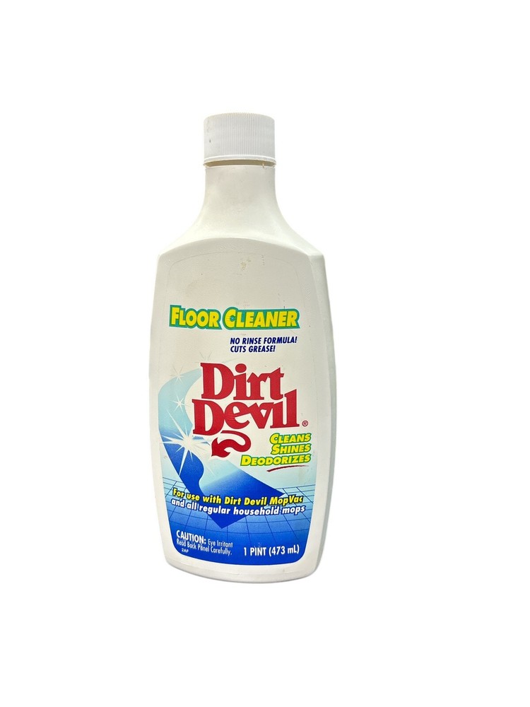 Vintage Dirt Devil Floor Cleaner 16 Oz Bottle Liquid for MopVac Rare