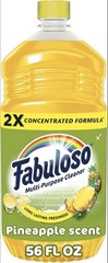Fabuloso 2X Concentrated All-Purpose Cleaner, Pineapple Scent, 56 fl oz