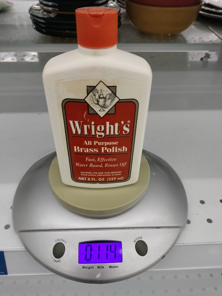 Wright’s Brass Polish 8oz Discontinued Item Full/Nearly Full