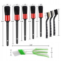 3 Pcs Car Detailing Brush Set Wheel Brush for Car Interior Exterior Dashboard
