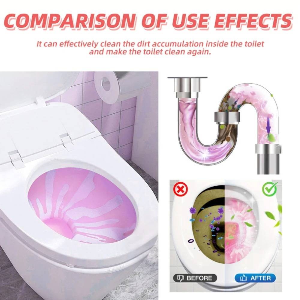 3-20Pcs Toilets Cleaning Effervescent Tablet Deodorant Remover UrineStain Yellow