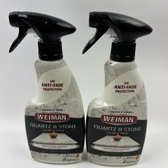 (2) Weiman Quartz & Stone Clean & Shine 16 fl oz CITRUS