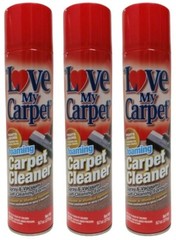 ( LOT 3 ) NEW Love My. Carpet Foaming Cleaner, Fights Odor, Spray & Vacuum