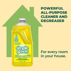 Simple Green All-Purpose Cleaner Concentrate Refill, Lemon Scent, 67.6 fl. oz