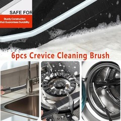 Crevice Cleaning Brush Set Hard Bristle Gap Cleaning Tool Ultra Fine Nylon Deep