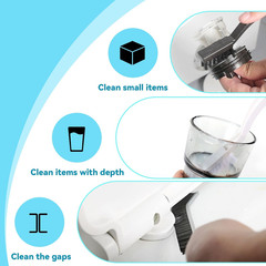 Washing Machine Cleaning Brush,Dryer Vent Cleaner Kit,Crevice Brush for Bathroom