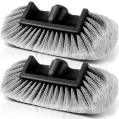 2 Pcs Car Wash Brush Head with Soft Detailing Bristle Flow Through Car Cleani…