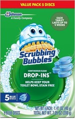 Scrubbing Bubbles Toilet Bowl Tablets, Continuous Clean 5 Count (Pack of 1)