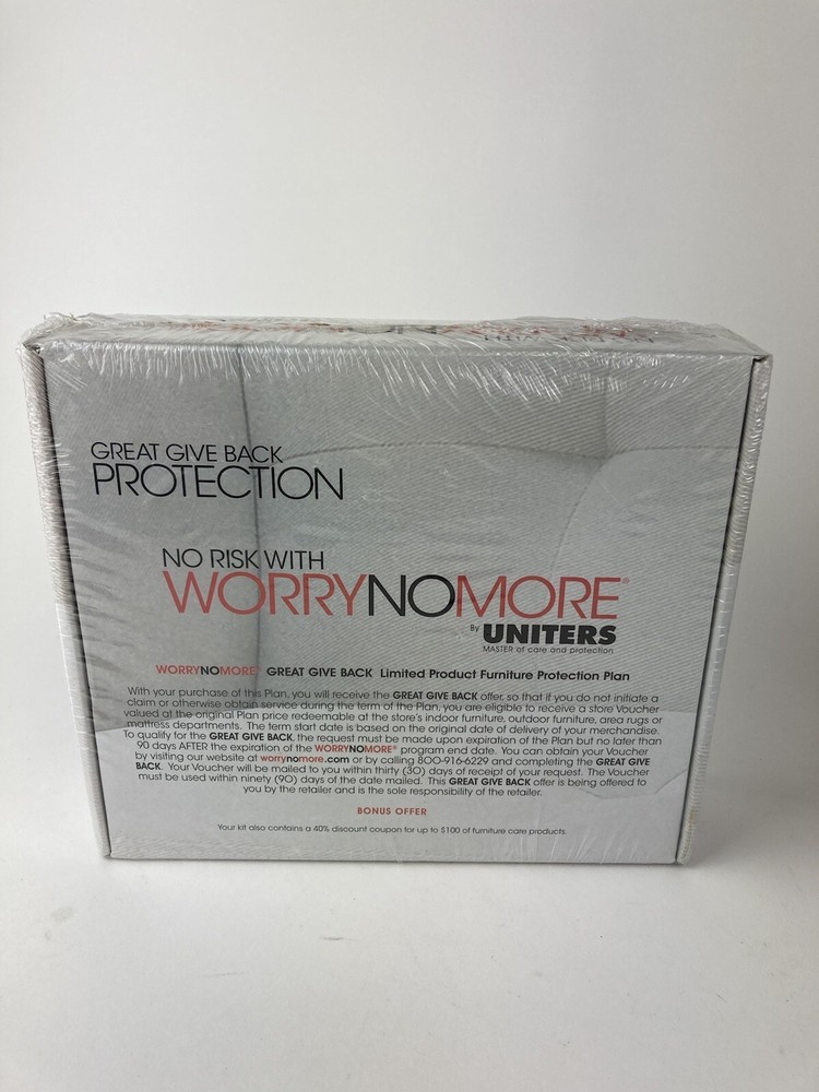 Worrynomore by United’s furniture protection cleaners and polish