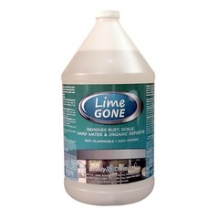 Lime-Gone / Removes lime, scale, rust & hard water deposits / 1 Gallon (128 oz.)