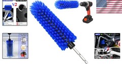 Soft Bristle Drill Brush for Wheels & Bottles – Durable & Effective Cleaning