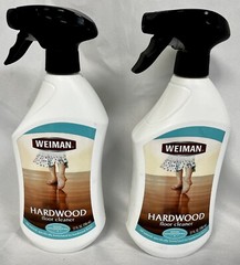 Lot Of 2 Weiman Hardwood Floor Cleaner Spray Bottle 27oz Discontinued NEW