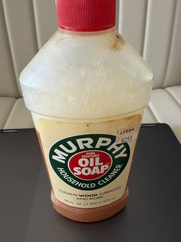 Vintage 1983 Murphy Oil Soap 16oz Formula Household Cleaner Wood & More 60% Full