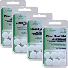 HVAC Drain Line Cleaner, 4-Pack, 6ct Tabs