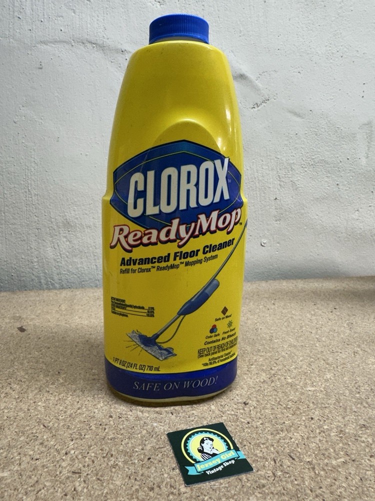 New Clorox Ready Mop Advanced Floor Cleaner Refill Bottle 24 oz. Safe On Wood