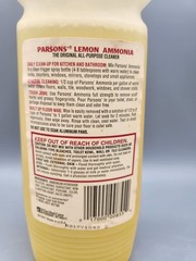 VTG Parsons Ammonia All Purpose Cleaner Lemon Fresh 75% full metal lid