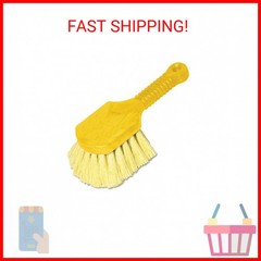 Rubbermaid Commercial 8″ Utility Scrub Brush Plastic Handle Synthetic Bristles C