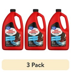 (3 pack) Drain Clog Remover, Unscented, 80 fl oz