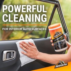 50 Count Natural Car Cleaning Wipes – Safe for Interior & Exterior Surfaces