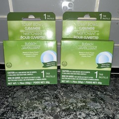 Bleach Toilet Bowl Cleaner Fresh Clean Scent 1 Tablet Septic Safe
