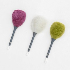3 Pack Microfiber Delicate Duster & Detail Brush Dual Ended Duster With Microfib