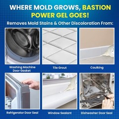 Mold Stain Remover Power Gel Cleaner for Front Loader Washing Machine Seal 7oz