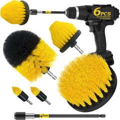 Holikme 6Pack Drill Brush ，Extended Long Attachment Set All Purpose for Crevice