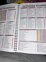 ADHD Cleaning Planner Undated Daily & Weekly Cleaning Schedule Checklist NEW