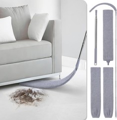 Retractable Gap Dust Cleaner with 3 Microfiber Dusting Cloths & 30-100 Inch Exte
