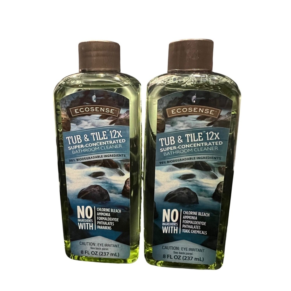 Melaleuca EcoSense Tub & Tile 12x Super-Concentrated Bathroom Cleaner 8oz 2-Pack