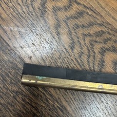 Vintage 17-1/2″ Brass ETTORE Master Squeegee, Made in Oakland, CA, USA