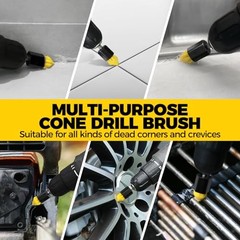 30 Piece Drill Brush Attachment Set Nylon Sponge Wool Cleaning Kit