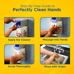 4 PACK Zep TKO Heavy-Duty Industrial Gritted Hand Cleaner Lemon – 1 Gallon NEW
