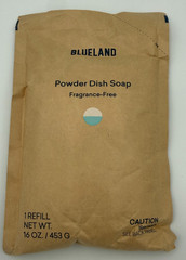 Blueland Powder Dish Soap Refill 16 oz (453g) Fragrance-Free Eco-Friendly New