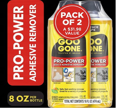 2 pack Goo Gone Pro-Power Goo & Adhesive Remover, 8 oz