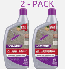 Rejuvenate All Floors Restorer 32 oz 2 Pack Hardwood Laminate Vinyl Tile