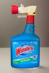 Windex 32 Oz. Exterior Window Cleaner; Attach Hose & Spray; Streak Free. New