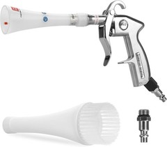 Aluminium Car Cleaning Gun with Tapered Nozzle, 6-9.2Bar with 2 Set White